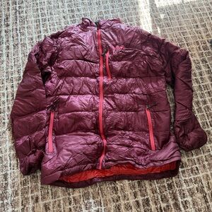 Patagonia Burgundy Puffer Jacket